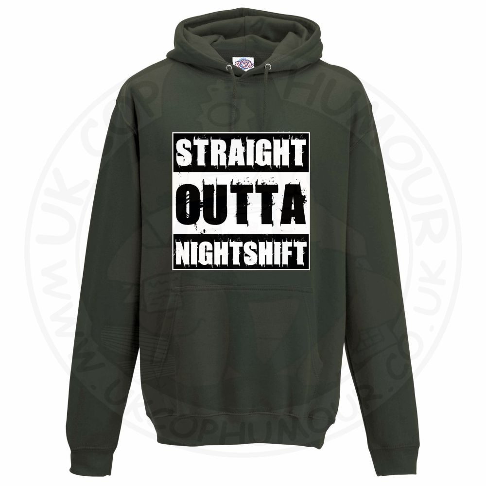Unisex Straight Outta Nightshift Hoodie - Image 6