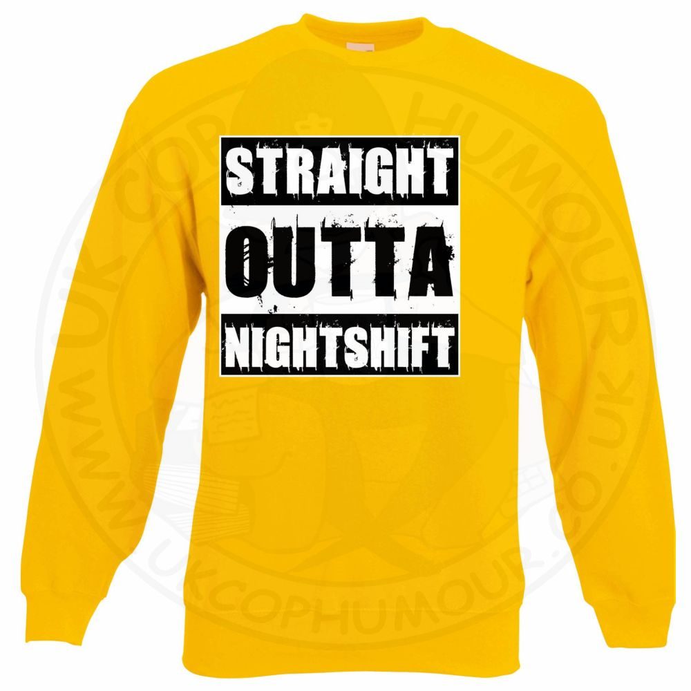 Straight Outta Nightshift Sweatshirt - Image 2