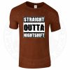 Mens Straight Outta Nightshift T-Shirt - Image 15