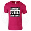 Mens Straight Outta Nightshift T-Shirt - Image 14