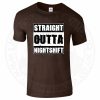 Mens Straight Outta Nightshift T-Shirt - Image 12