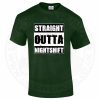 Mens Straight Outta Nightshift T-Shirt - Image 10