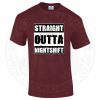 Mens Straight Outta Nightshift T-Shirt - Image 6