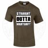 Mens Straight Outta Nightshift T-Shirt - Image 5