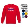 Distressed Thin Blue Line Flag Sweatshirt