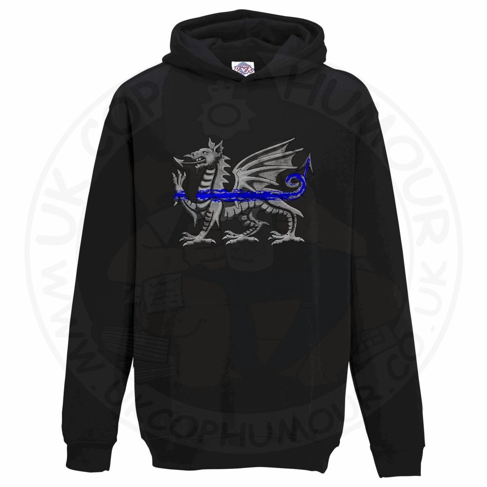 Kids Dragon Thin Blue Line Hoodie - Image 12