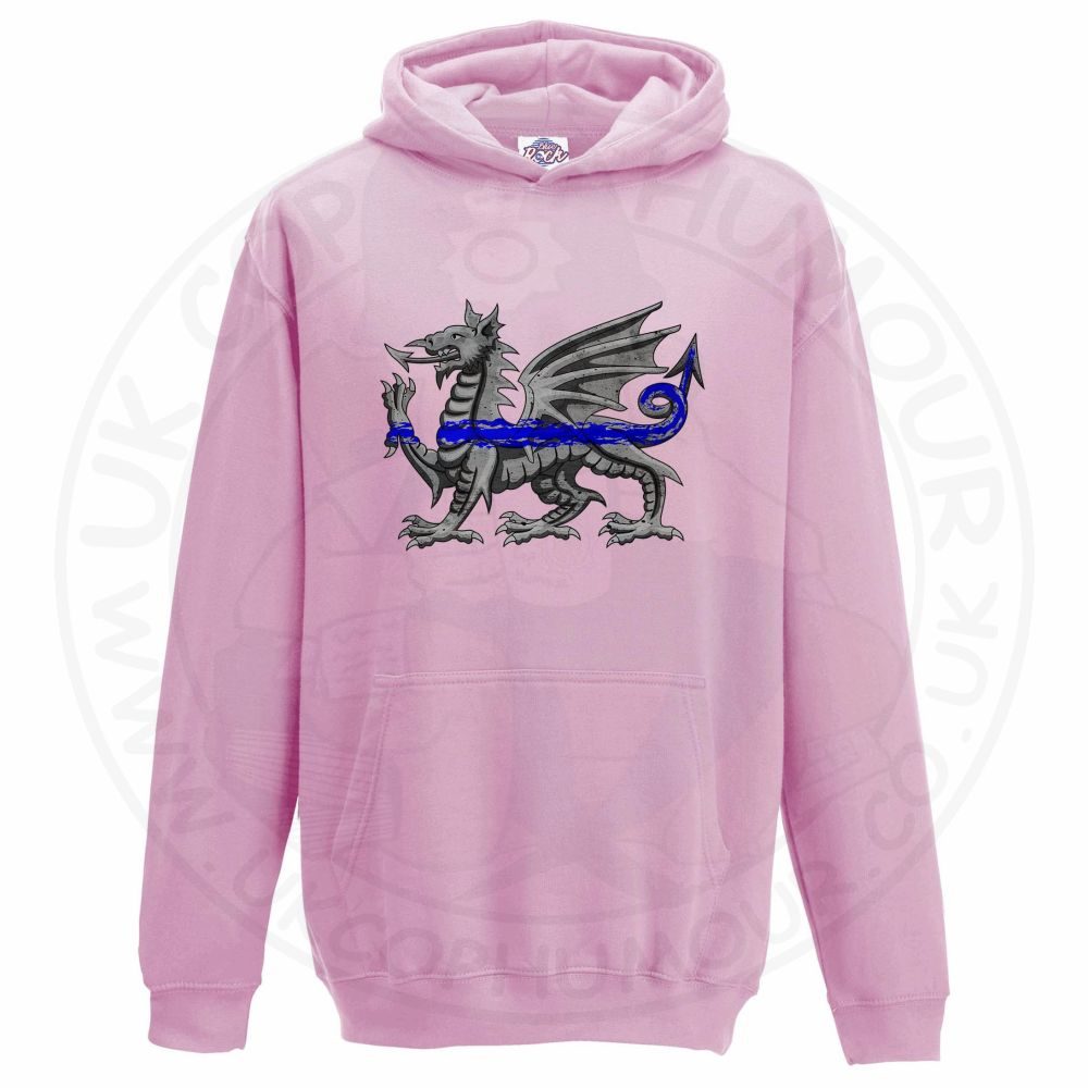 Kids Dragon Thin Blue Line Hoodie - Image 11