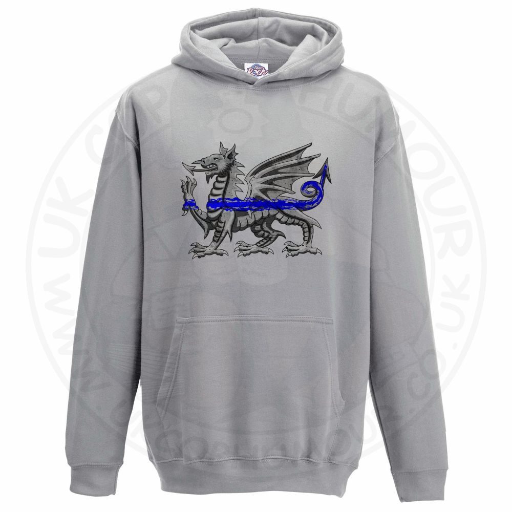 Kids Dragon Thin Blue Line Hoodie - Image 10
