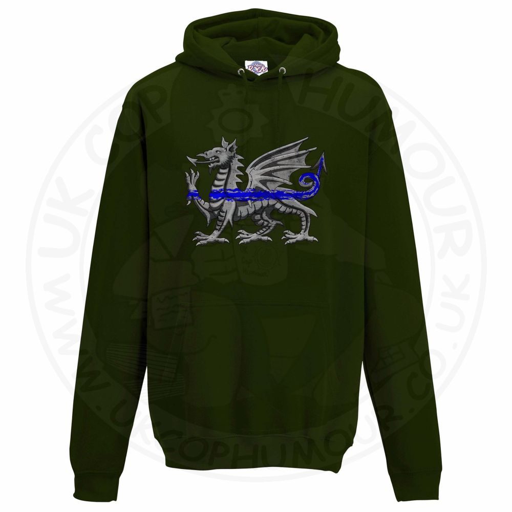 Unisex Dragon Thin Blue Line Hoodie - Image 11