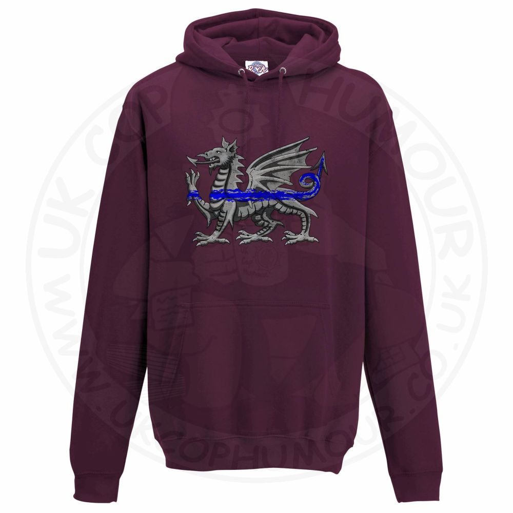 Unisex Dragon Thin Blue Line Hoodie - Image 7