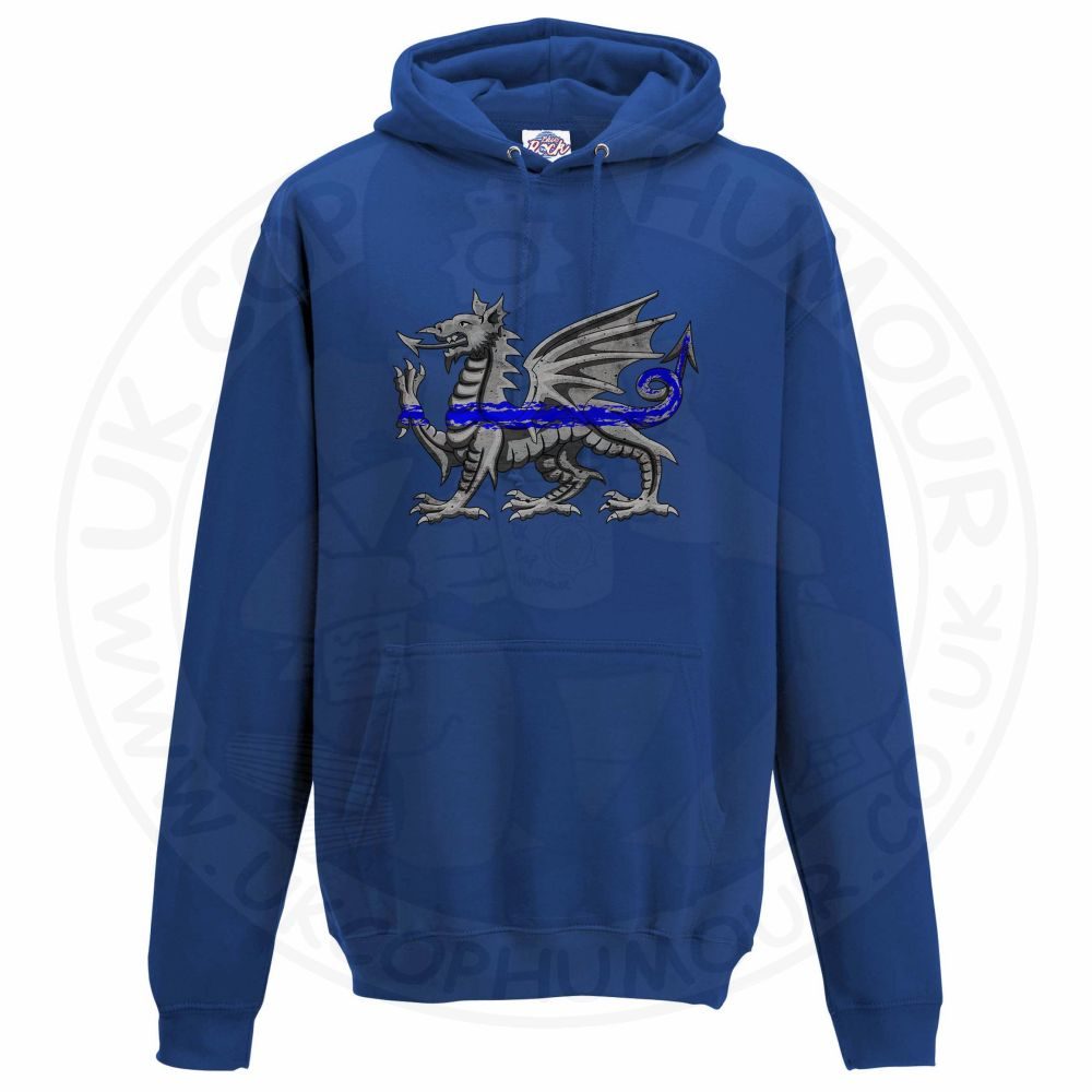 Unisex Dragon Thin Blue Line Hoodie - Image 3