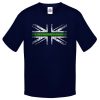 Kids Distressed Green Line T-Shirt - Image 9