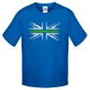 Kids Distressed Green Line T-Shirt - Image 6