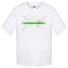 Kids Distressed Green Line T-Shirt - Image 4