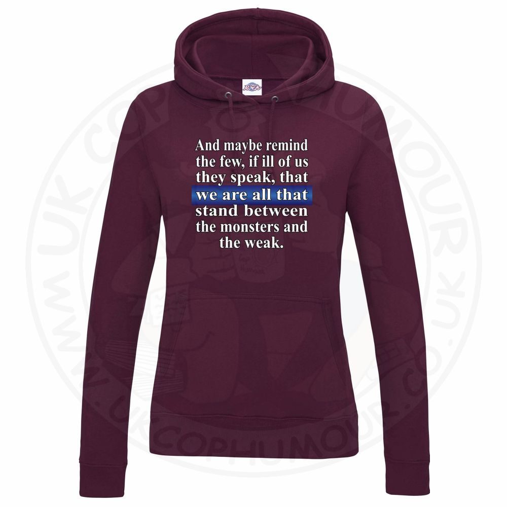 Womens Remind the Few Hoodie - Image 7