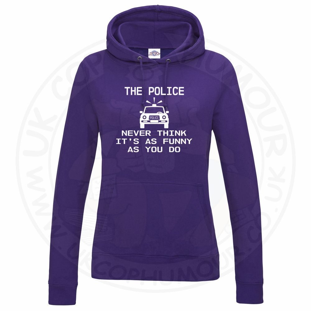 Womens Not Funny Hoodie - Image 3