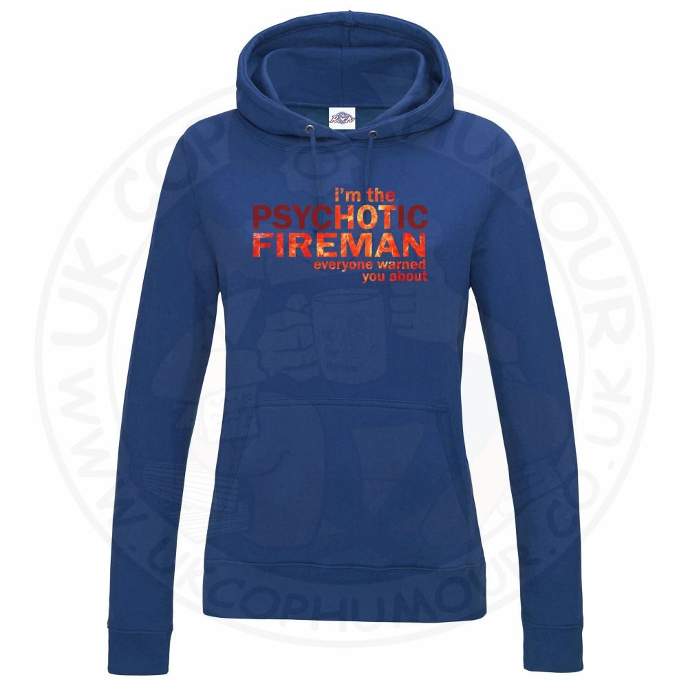 Womens Hot Fireman Hoodie - Image 3