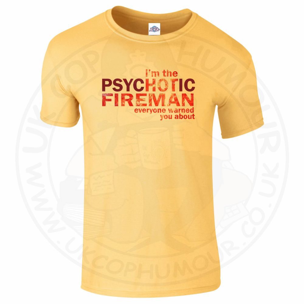 Mens Hot Fireman T-Shirt - Image 15
