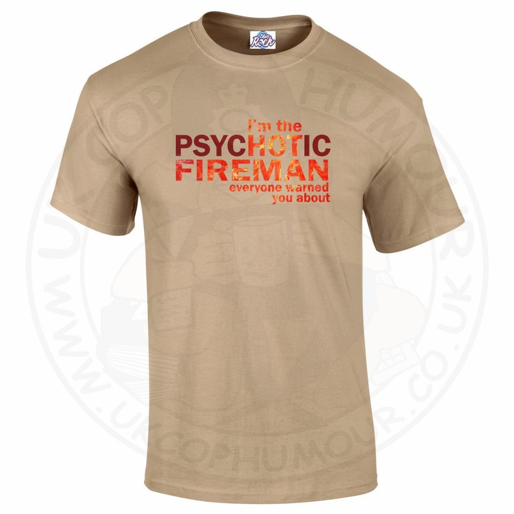 Mens Hot Fireman T-Shirt - Image 13