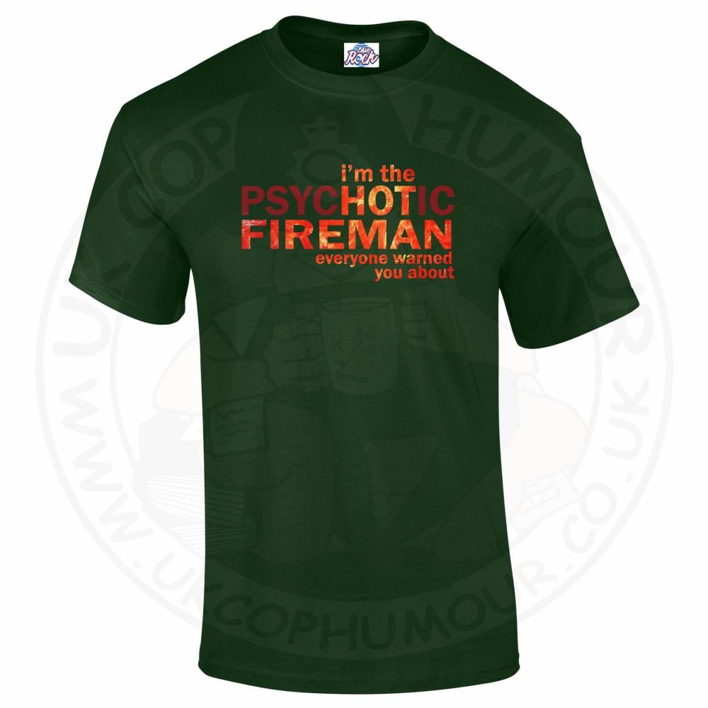 Mens Hot Fireman T-Shirt - Image 12