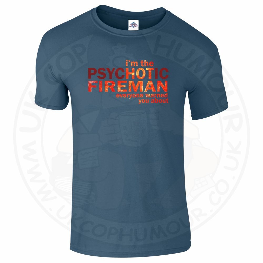Mens Hot Fireman T-Shirt - Image 10