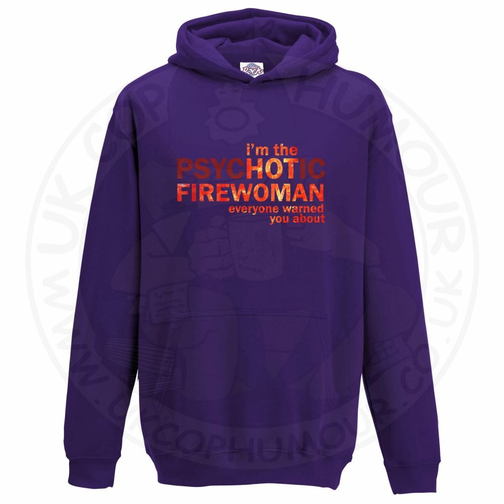 Unisex Hot Firewoman Hoodie - Image 4