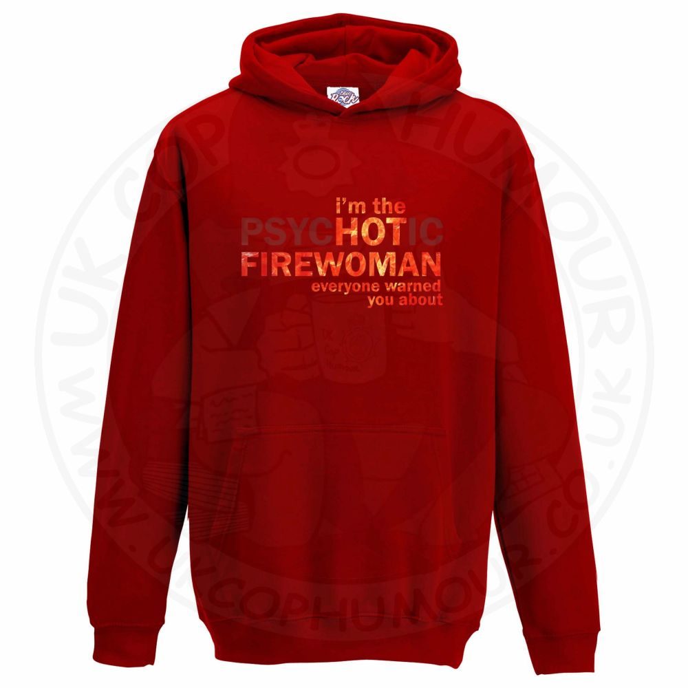 Unisex Hot Firewoman Hoodie - Image 2