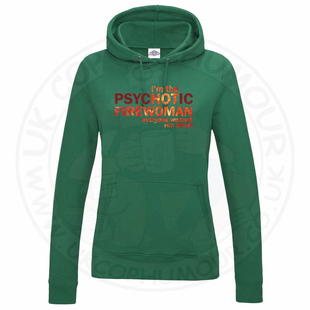 Womens Hot Firewoman Hoodie - Image 12