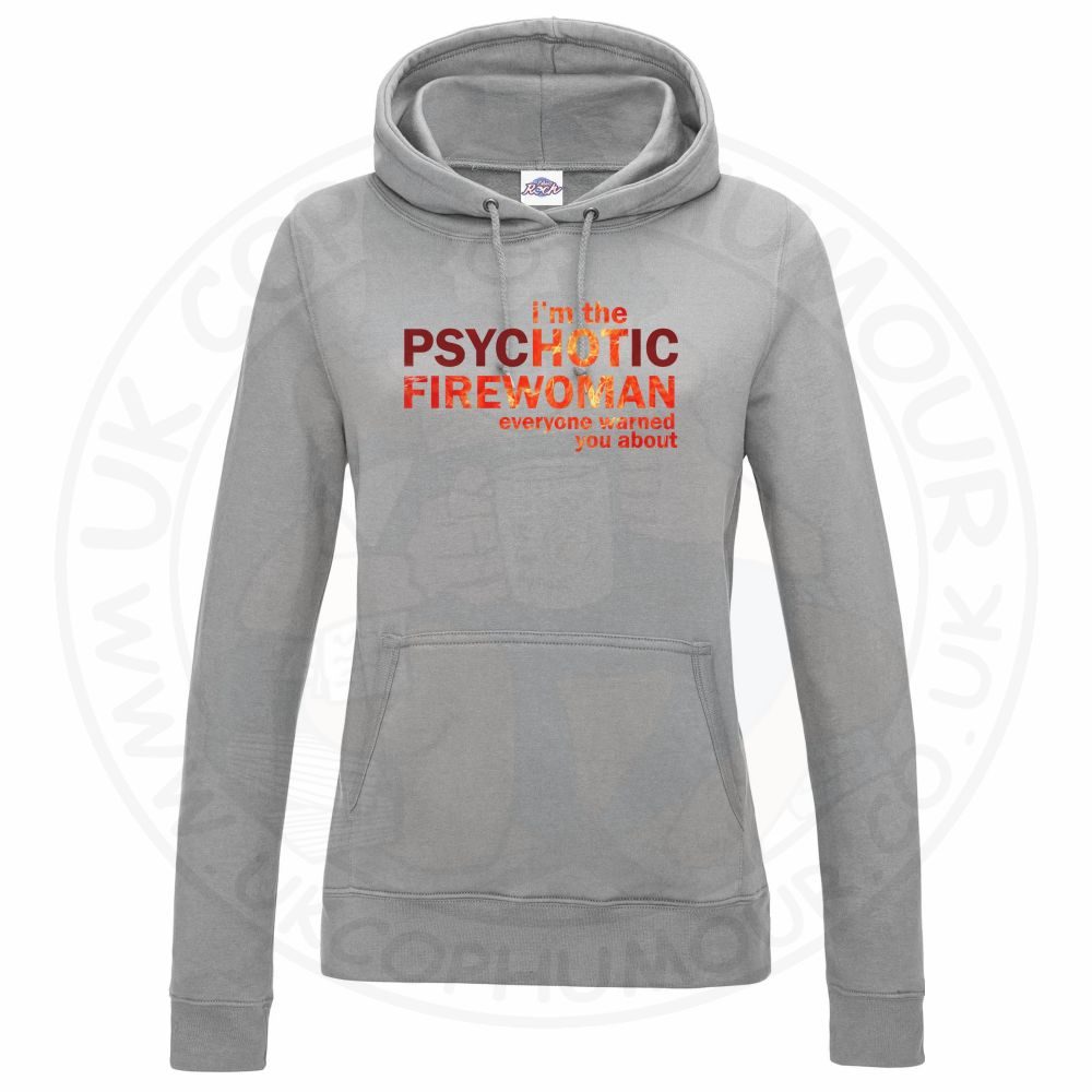 Womens Hot Firewoman Hoodie