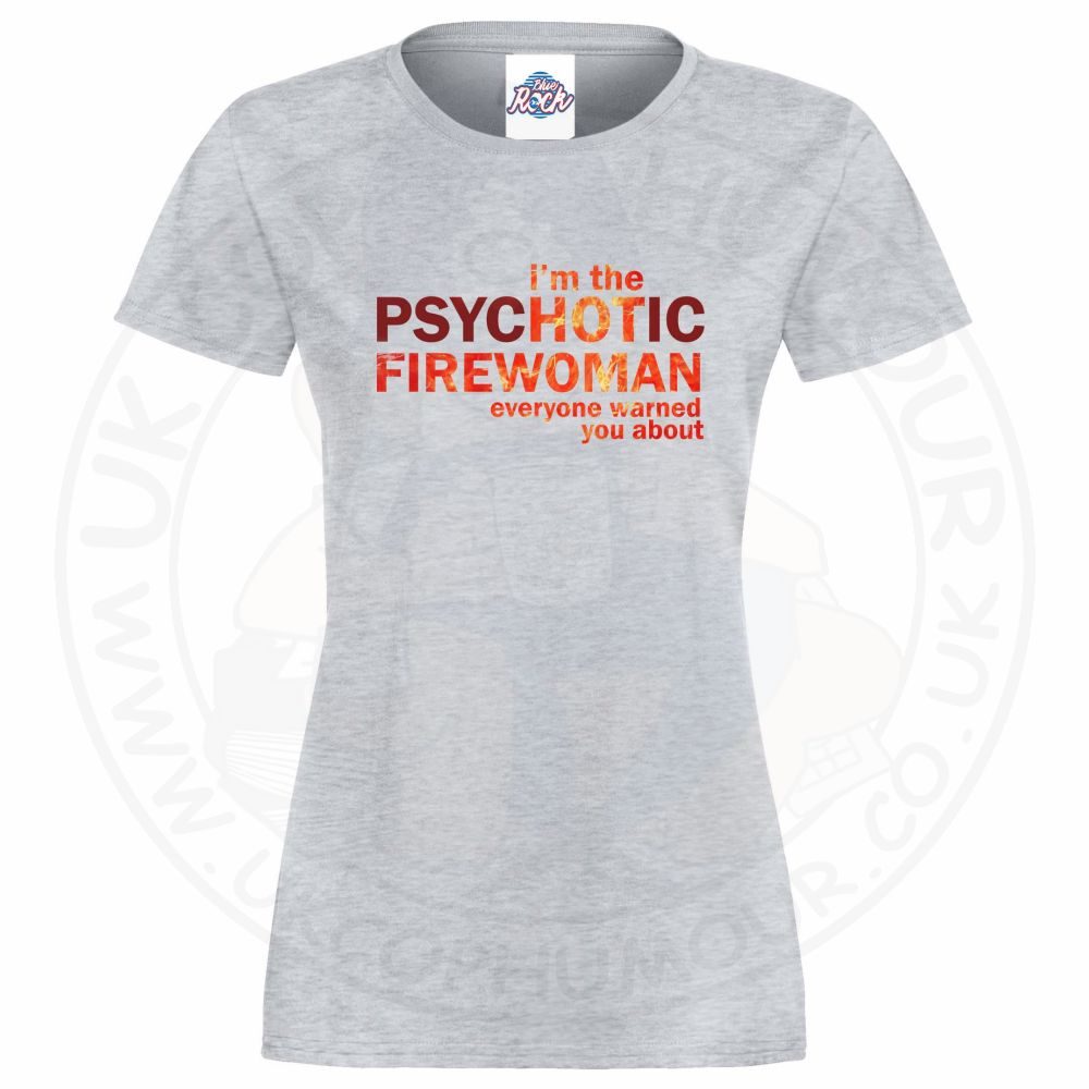 Womens Hot Firewoman T-Shirt - Image 9