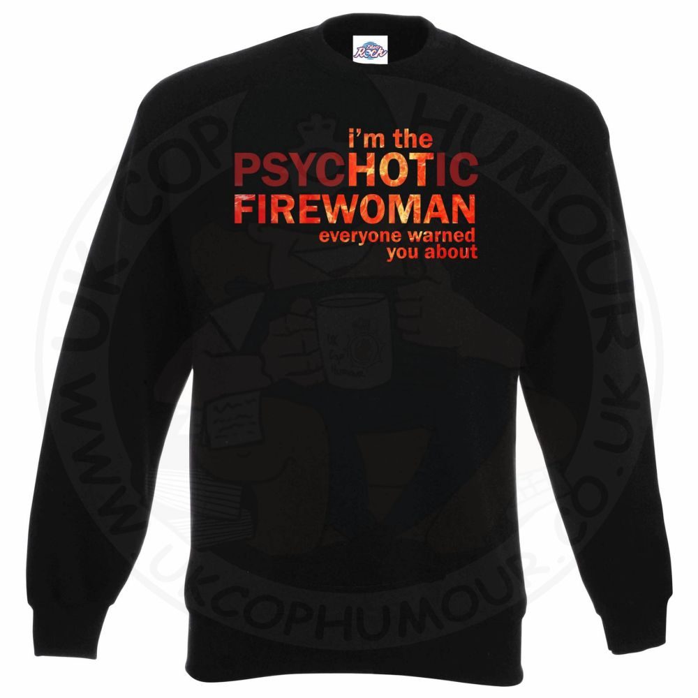 Hot Firewoman Sweatshirt - Image 10
