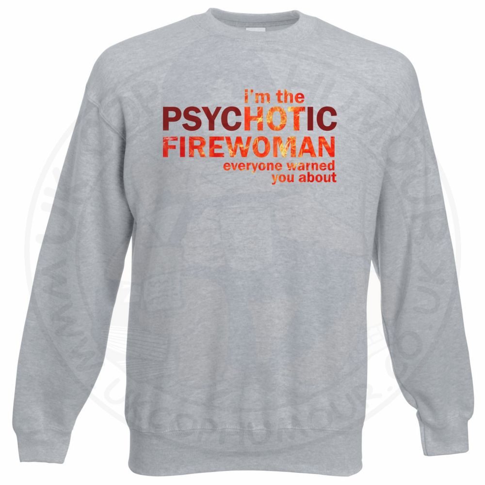 Hot Firewoman Sweatshirt - Image 9