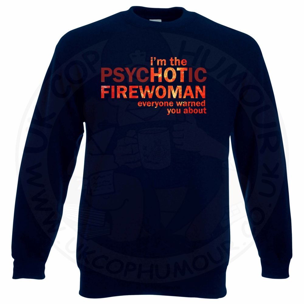 Hot Firewoman Sweatshirt - Image 7