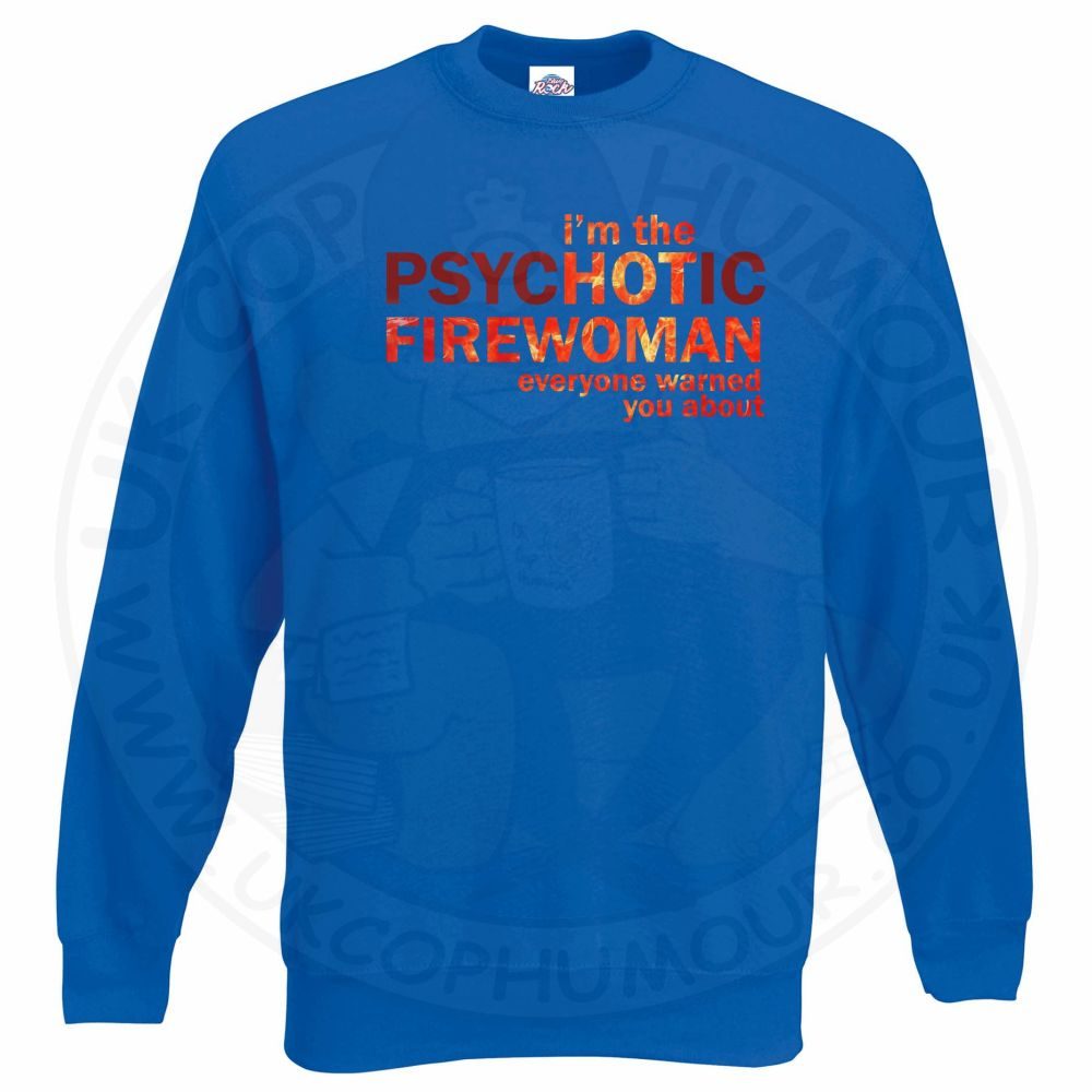 Hot Firewoman Sweatshirt - Image 6