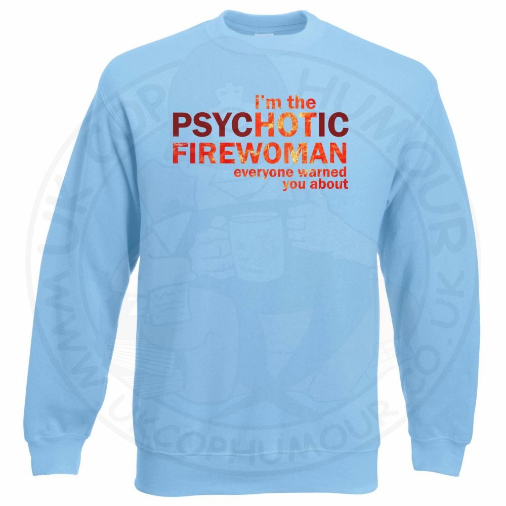 Hot Firewoman Sweatshirt - Image 4