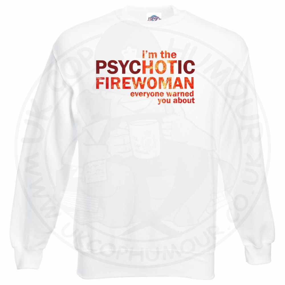 Hot Firewoman Sweatshirt - Image 3