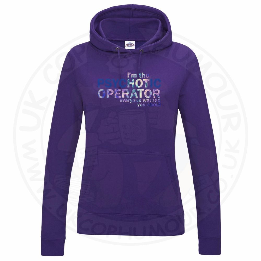 Womens Hot Operator Hoodie - Image 4