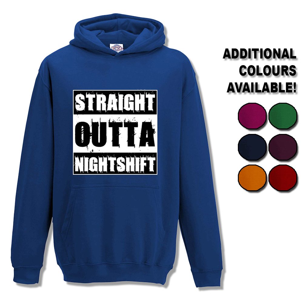 Kids Straight Outta Nightshift Hoodie