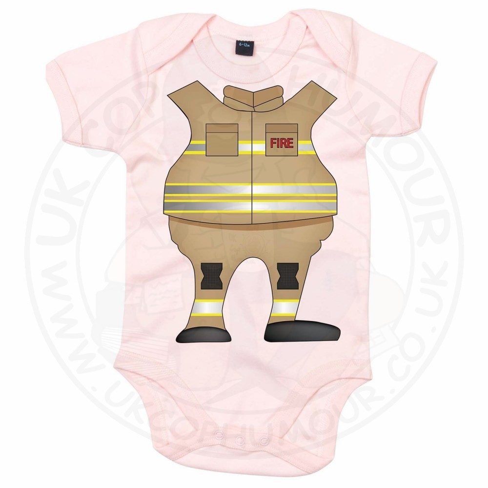 Firefighter Baby Grow