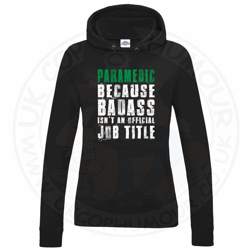 Womens Badass Paramedic Hoodie - Image 2