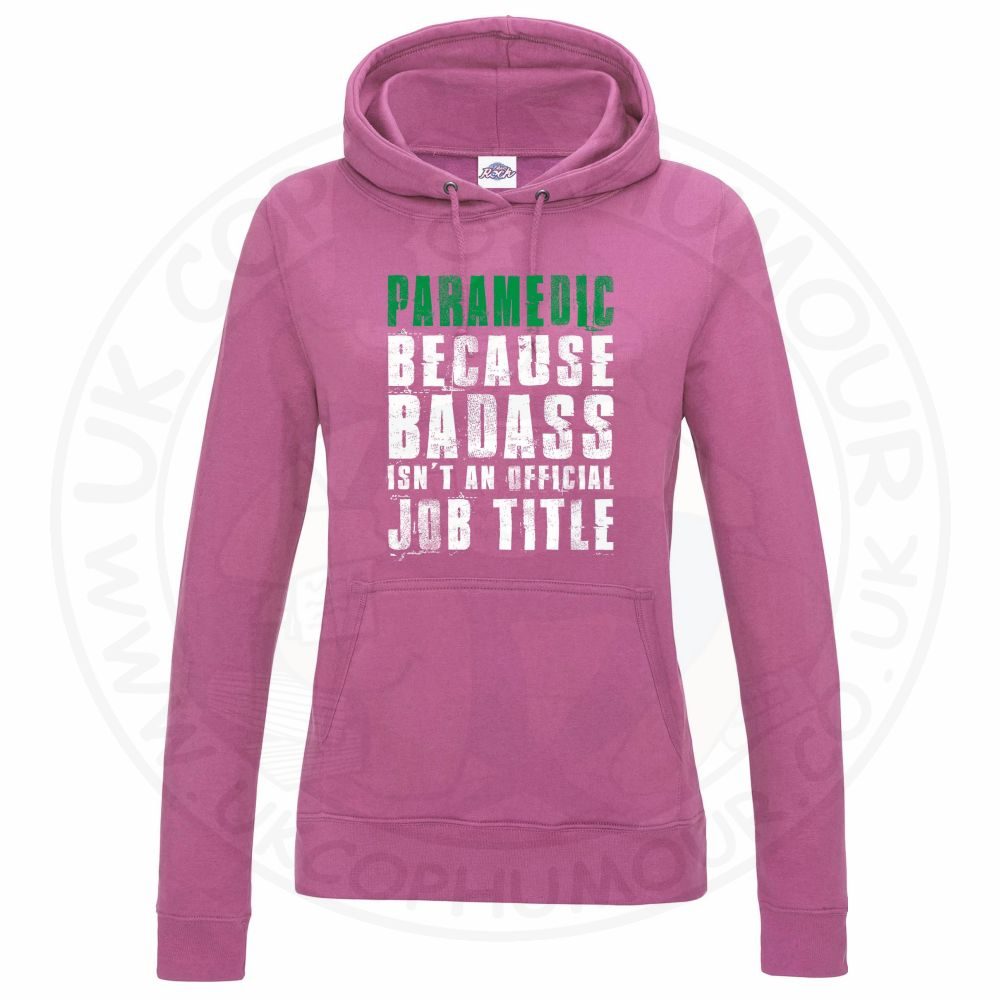Womens Badass Paramedic Hoodie - Image 9