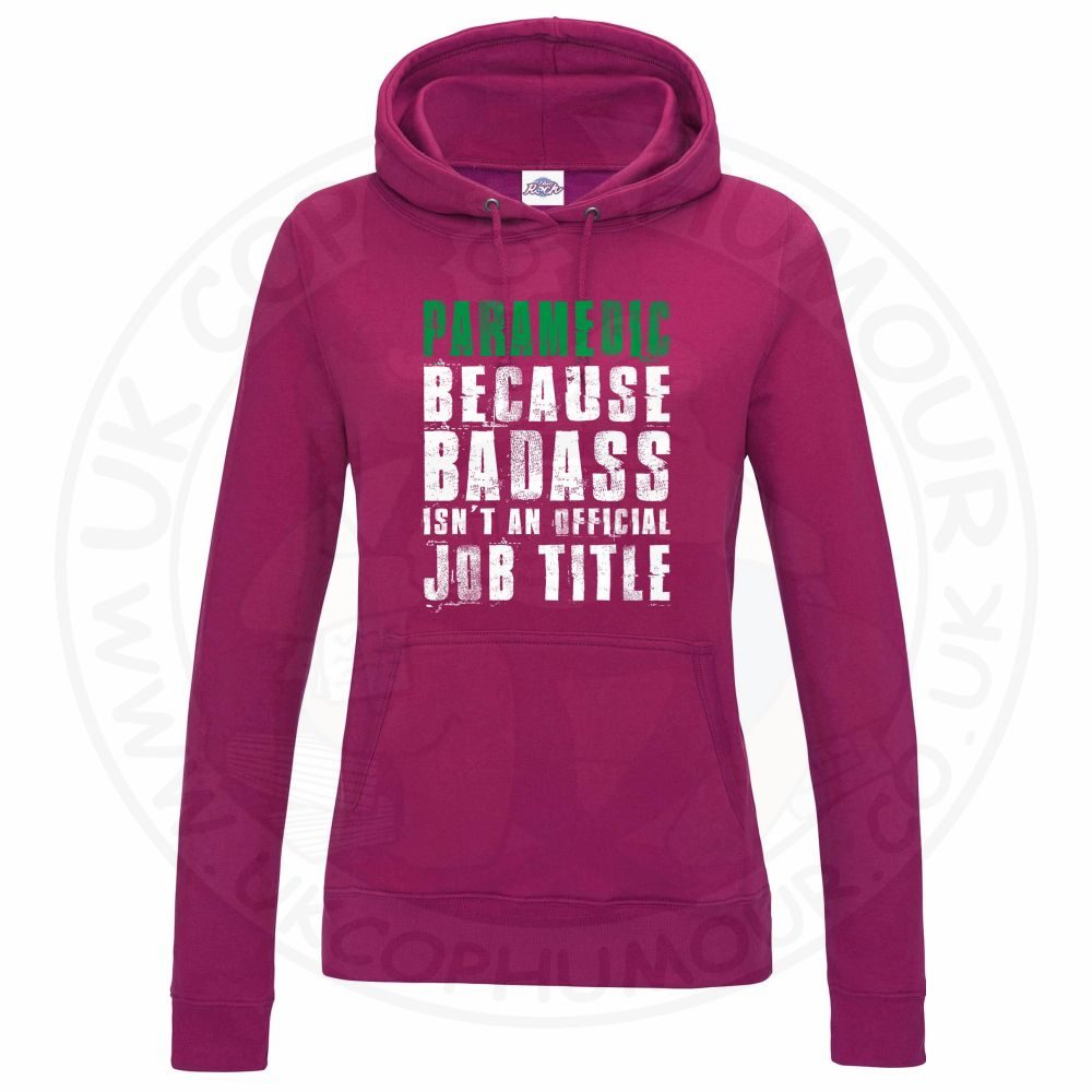 Womens Badass Paramedic Hoodie - Image 6