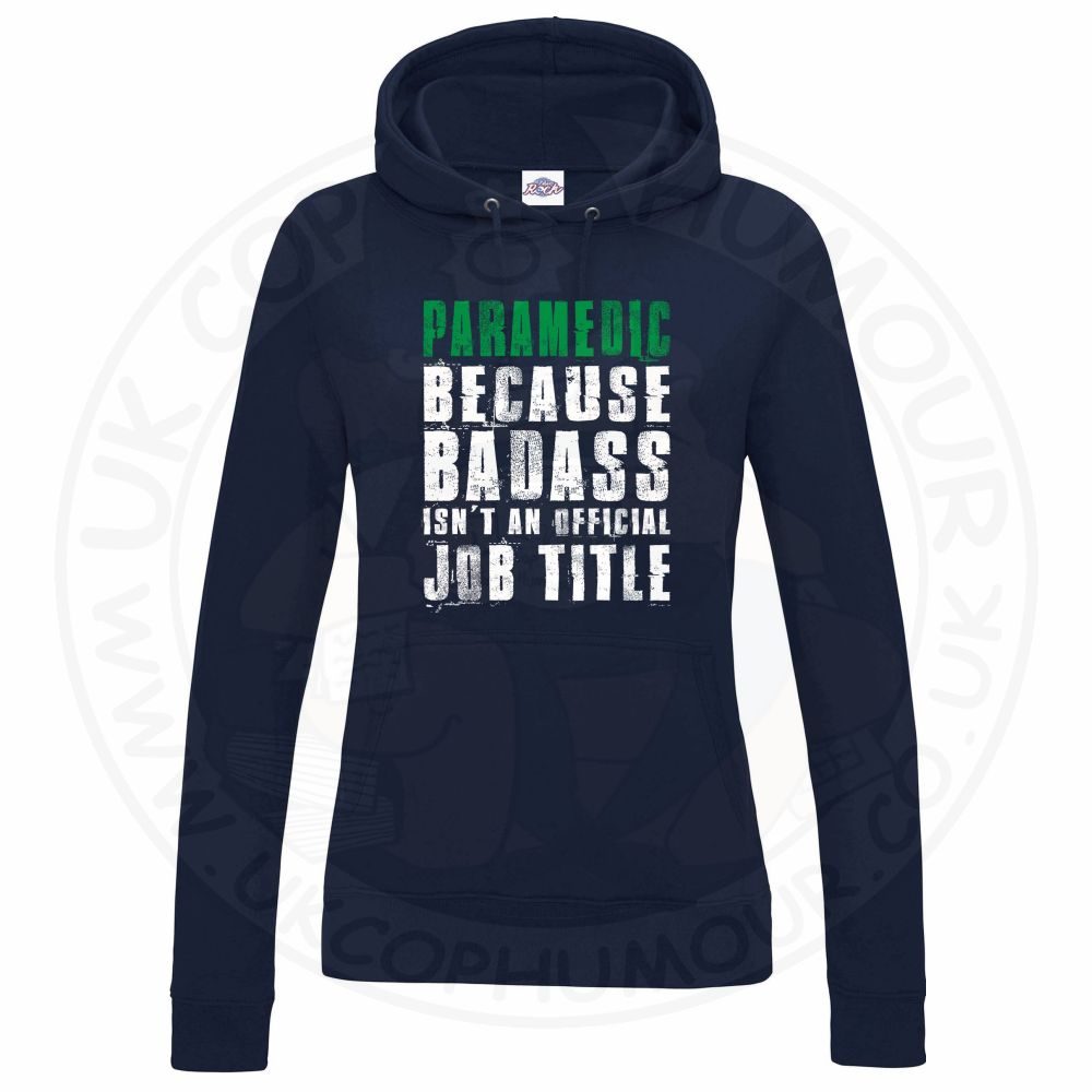 Womens Badass Paramedic Hoodie - Image 7