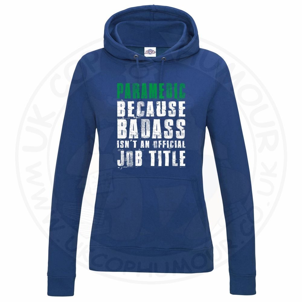 Womens Badass Paramedic Hoodie - Image 12