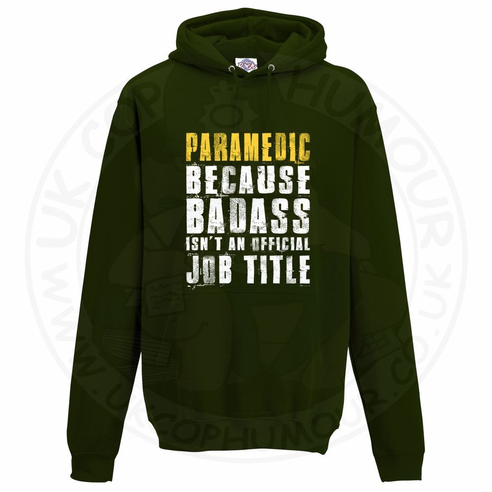 Unisex Badass Paramedic Hoodie - Image 4