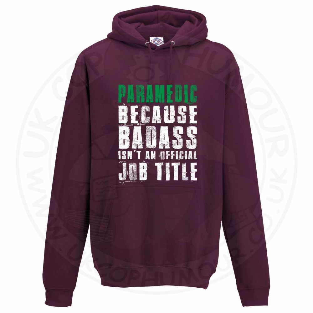 Unisex Badass Paramedic Hoodie - Image 8