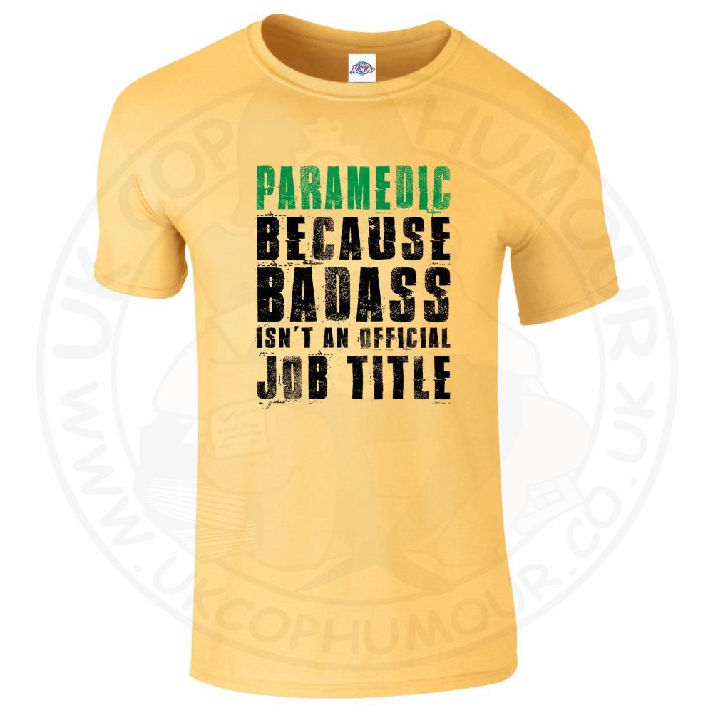 Mens Badass Paramedic T-Shirt - Image 13