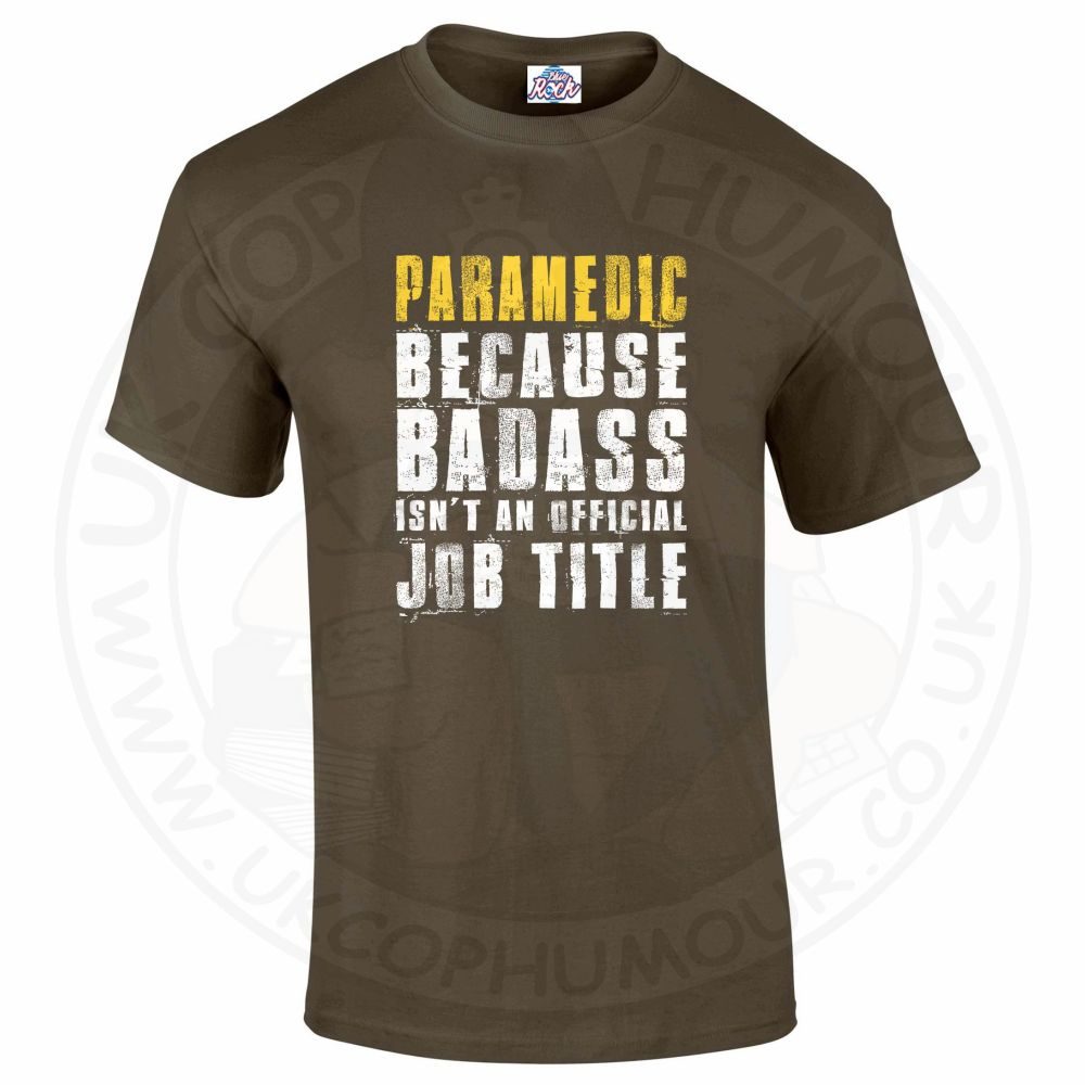Mens Badass Paramedic T-Shirt - Image 10