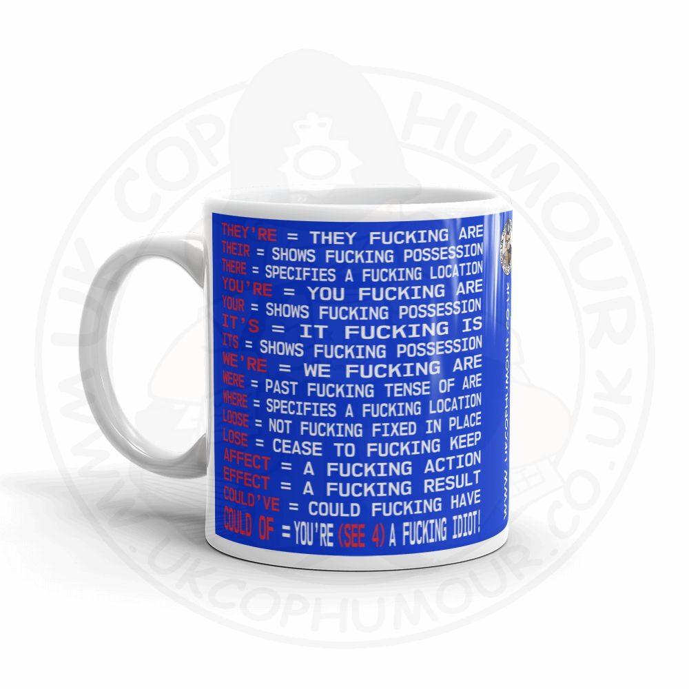 Police Grammar Mug