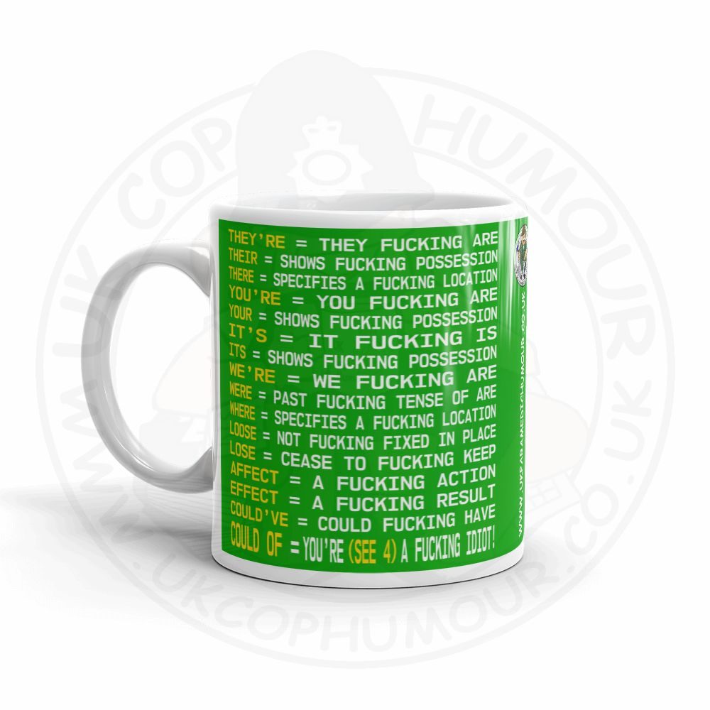 Paramedic Grammar Mug